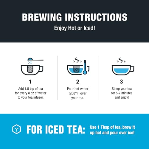 Tiesta Tea Blueberry Wild Child Loose Leaf Herbal Tea - 25 Cup Pouch