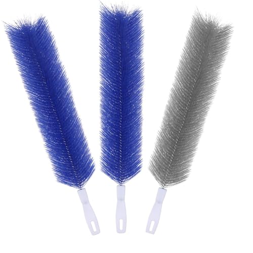 3-Piece Bendable Microfiber Fan Duster Set for Ceiling Fans and Vents