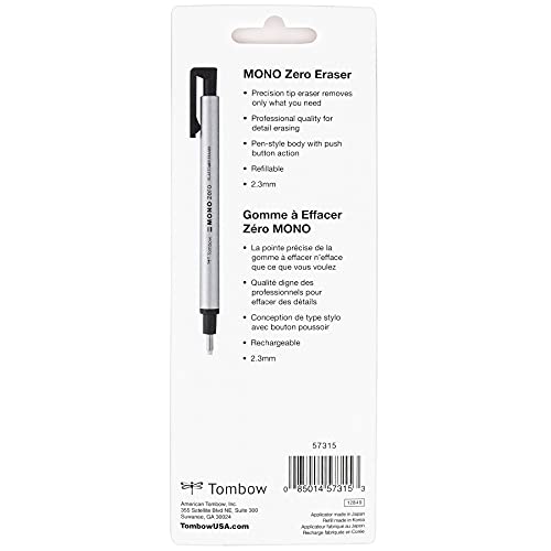 Tombow Mono Zero Eraser Value Pack - Round & Rectangle Tips