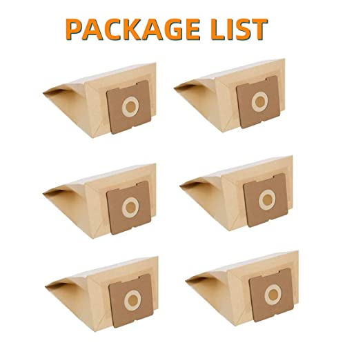 Replacement Dust Bags for Bissell Zing & PowerForce Canister, 6-Pack