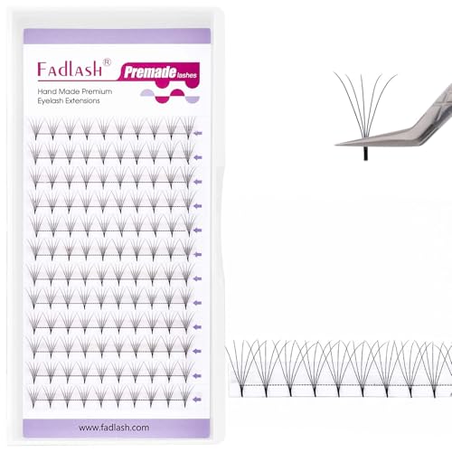 FADLASH 5D Premade Volume Lash Extensions C Curl 0.07mm 9mm