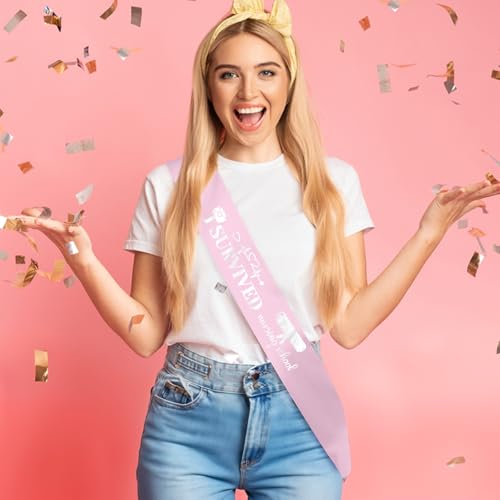 Nursing School Graduation Satin Sash Pink Party Decor Gift for Her