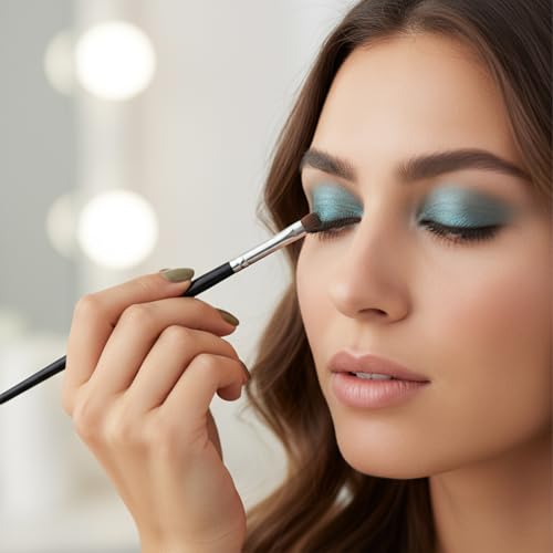 Tweruna 10-Piece Eyeliner and Detail Eye Makeup Brush Set
