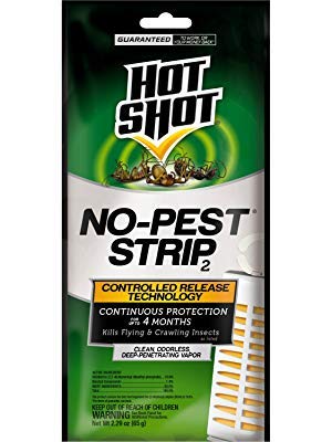 Hot Shot No-Pest Strip - Kills Flying & Crawling Insects, 2.29 oz