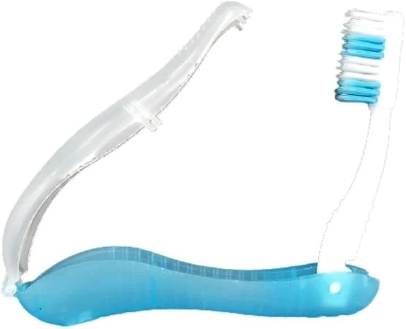 Galepromot Folding Travel Toothbrush, Portable Soft Bristle Manual Toothbrush