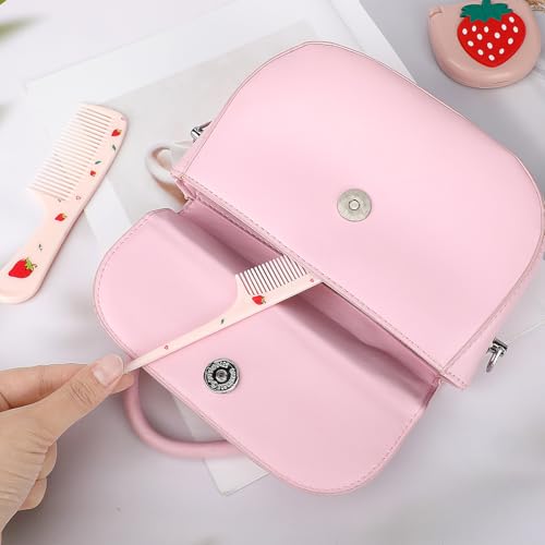 Psyqtsuary 4 Pcs Kids Hair Brush and Rat Tail Comb Set for Girls Boys