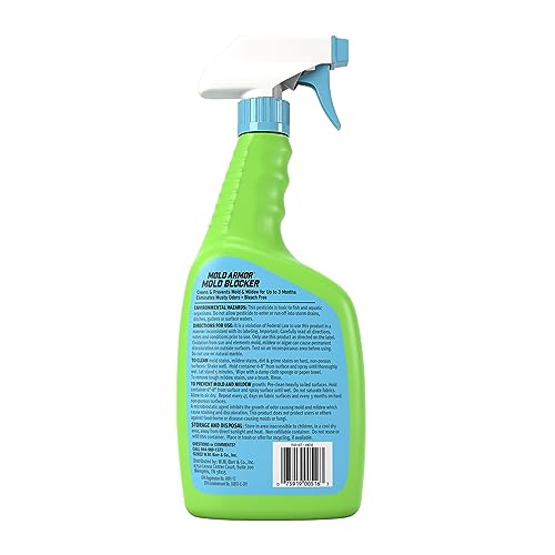 Mold Armor Mold Blocker Spray - 32 oz Waterproof Anti-Mold Solution
