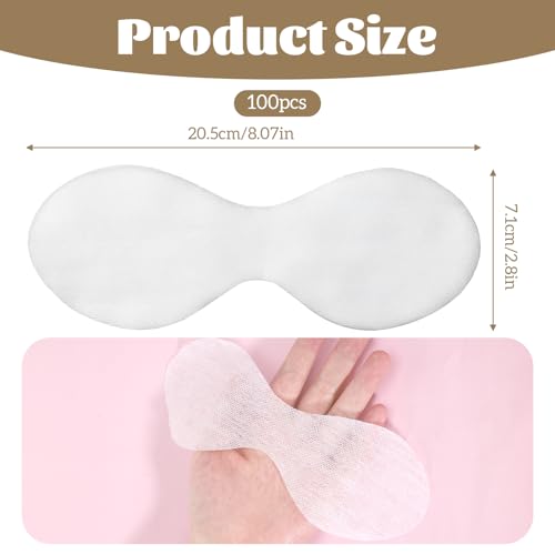 Styquenzer Disposable Non-Woven Eye Masks for Skincare Spa DIY Compress