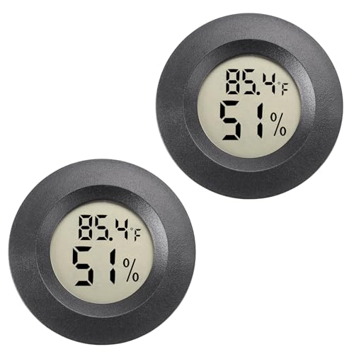 Digital Hygrometer Thermometer - 2 Pack Mini Humidity Meter