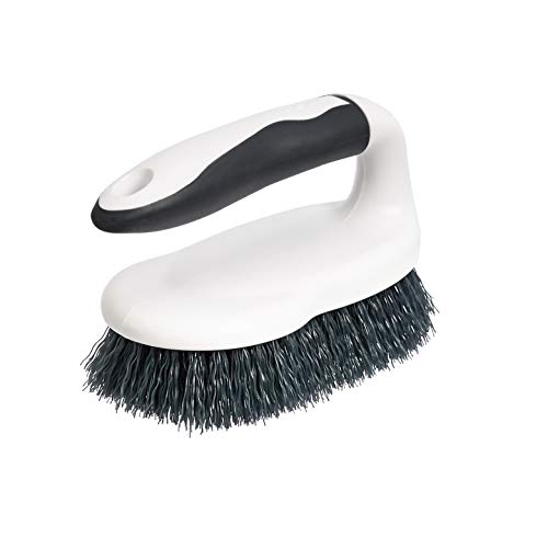 Amazon Basics Heavy-Duty Scrub Brush Set - 2-Pack with Ergonomic Handle