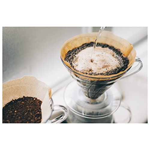 Hario V60 Paper Coffee Filters, Size 03, Natural, 40-Count Box