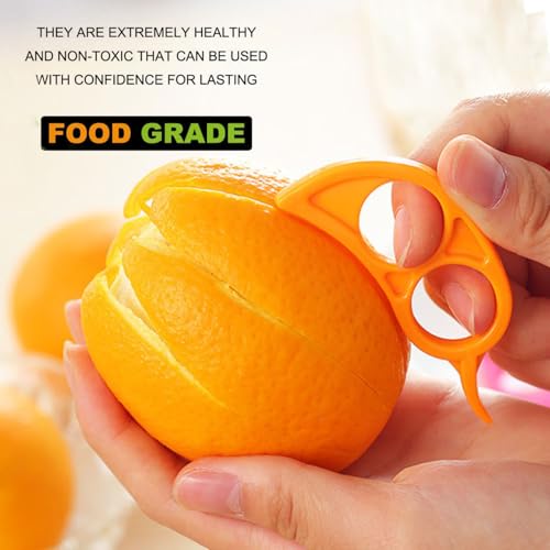 Citrus Peeler Tool - Plastic Orange & Lemon Peel Cutter