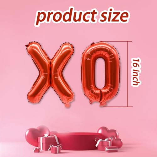 XOXO Mylar Balloons for Valentine's Day & Galentine's Party