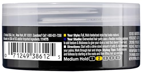 L'Oreal Paris Studio Line Overworked Hair Putty, 1.7 oz