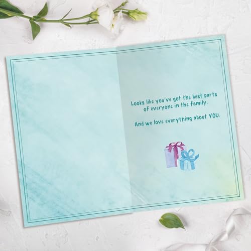 Grandson Birthday Card from Grandparents with Cute Cake Design