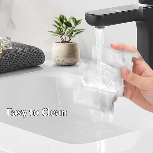 Modern Marble Soap Dish with Drain - White Resin Tray for Bathroom & Kitchen
