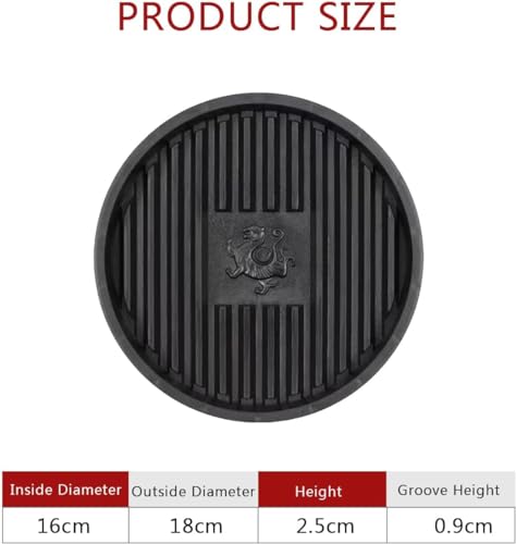Anti-Slip Plunger Tray for Bathroom & Kitchen Organization