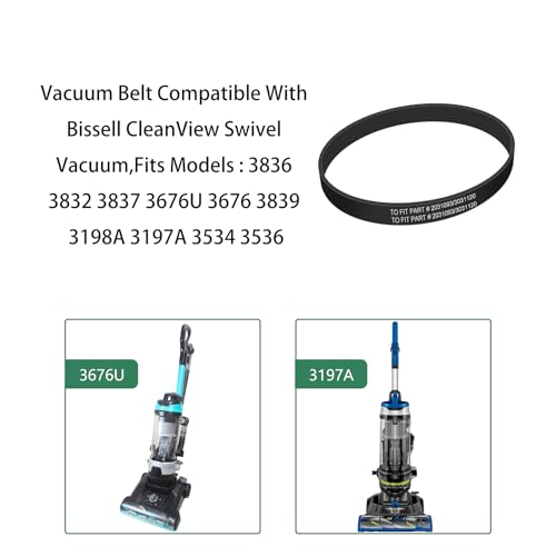 Bissell CleanView Swivel Vacuum Replacement Belts (Pack of 2)