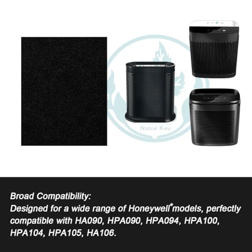 4-Pack Activated Carbon Pre-Filters for Honeywell Air Purifiers