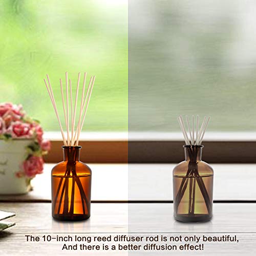 TOMCENXI 60PCS 10 Inch Reed Diffuser Sticks - Natural Rattan