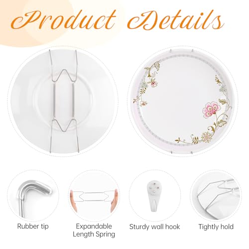 Bilillo Wall Plate Hangers for 10-14 Inch Plates – Heavy Duty & Invisible
