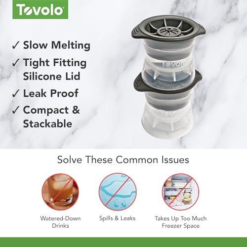 Tovolo Sphere Ice Molds for Whiskey & Cocktails - Set of 2