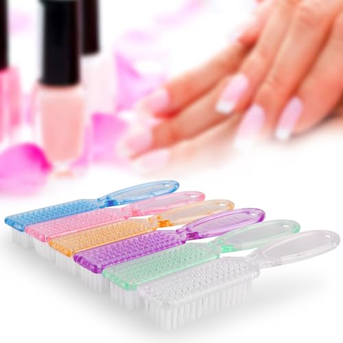 HOFASON 6 Pack Nail Brush for Cleaning Fingernails and Toes