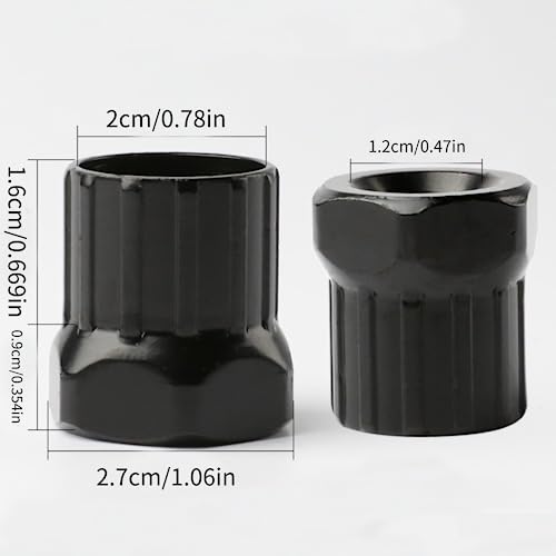 4 Pieces Bike Cassette Lockring Tool Mountain Bike Freewheel Remover Tool Bike Cassette Lockring Tool Bicycle Shop Tools for Repairing Bikes