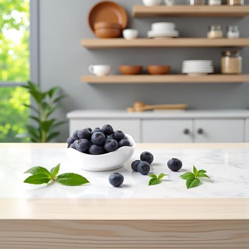 20 Pcs Realistic Artificial Blueberries for Home Decor