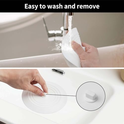Vaincre 5" Universal Silicone Bathtub Drain Stopper - Leak Proof