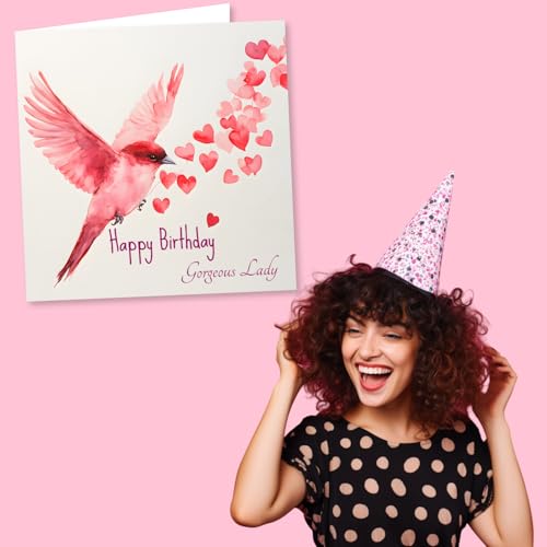 Watercolour Birthday Card for Women - Heartfelt Design for Friends & Family