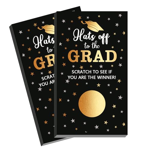 Scratch-Off Graduation Party Game - 30 Cards for Class of 2026