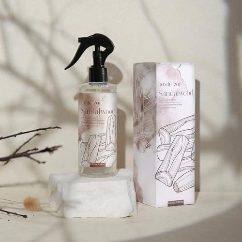 ROMIIE ZOI Sandalwood Room Air Freshener Spray - Eco-Friendly, Long-Lasting, 8.5 FL OZ