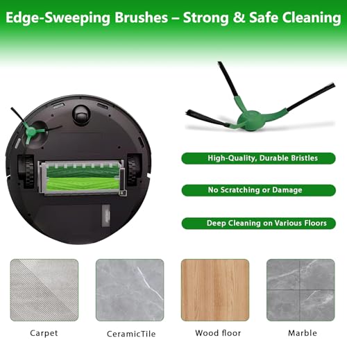 6-Pack Side Brushes for iRobot Roomba Max 705 & Plus 504 Robot Vacuums