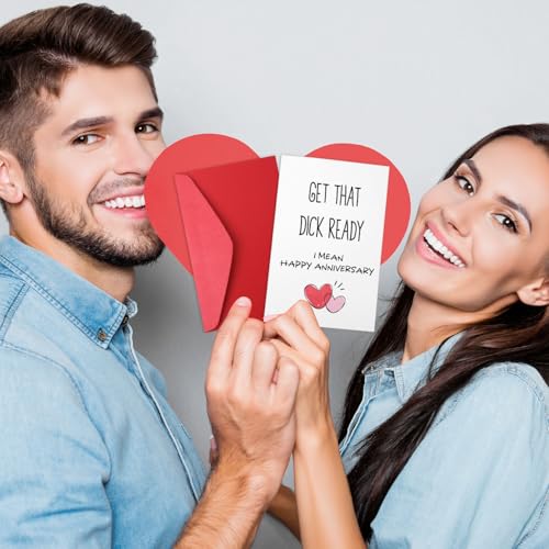 Funny 1 Year Anniversary Card for Husband with Envelope