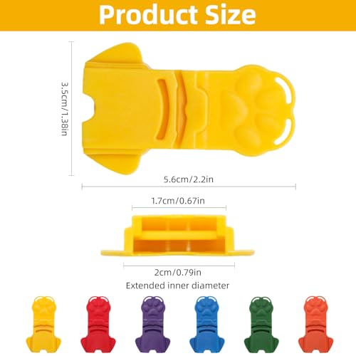 6-Pack One-Handed Soda Can Opener with Dust Covers for Cans