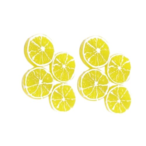 Lemon Slice Hair Clips 4Pcs Fruit Duckbill Barrettes for Women