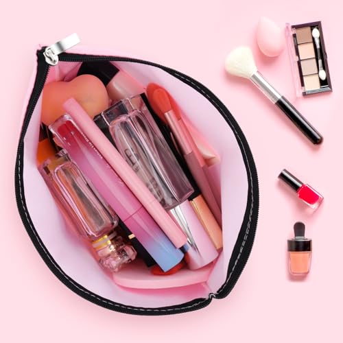 Mxrymvu Personalized Initial Makeup Bag Oxford Cloth Cosmetic Pouch Letter K