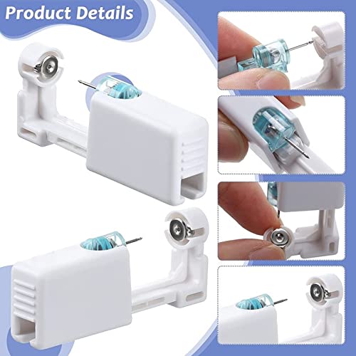 Disposable Ear Piercing Gun Kit - 6Pcs Self Piercing Tool with Studs