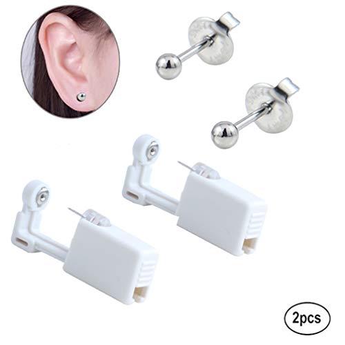 Disposable Ear Piercing Gun Kit - Self Piercing Tool for Men and Women