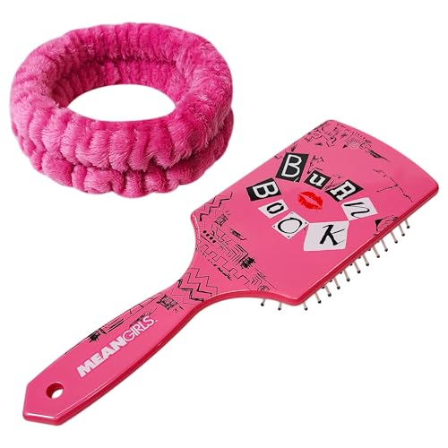 LUV HER Mean Girls Kids Hair Brush and Spa Headband Grooming Set