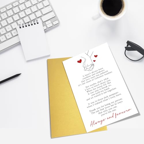 Romantic Valentine's Day Card - Heartfelt Poem for Loved Ones