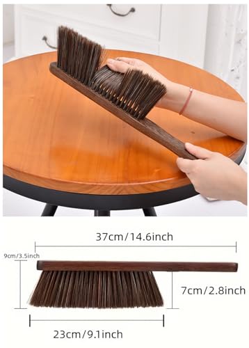 Zthluyc Hand Broom Brush - Soft Bristles for Dust Cleaning