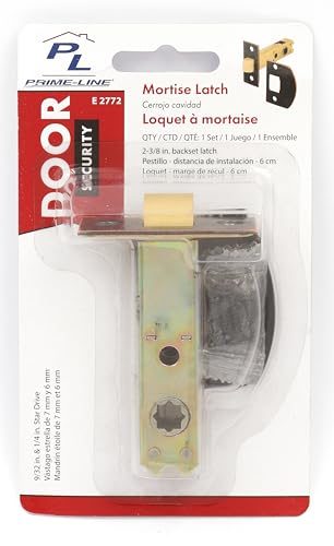 Prime-Line Classic Bronze Passage Door Latch for Interior Use