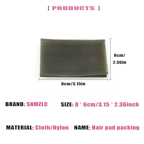 Snmzlc 16-Piece Nylon Hair Gripper Pads for Styling & Flyaways