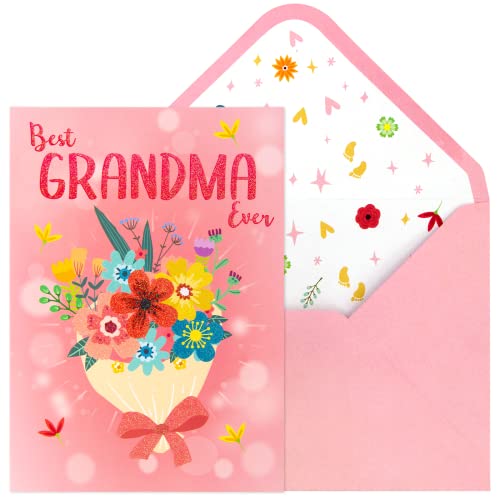 Ceiba Tree Mother's Day Card for Grandma - 2 Pack with Envelopes