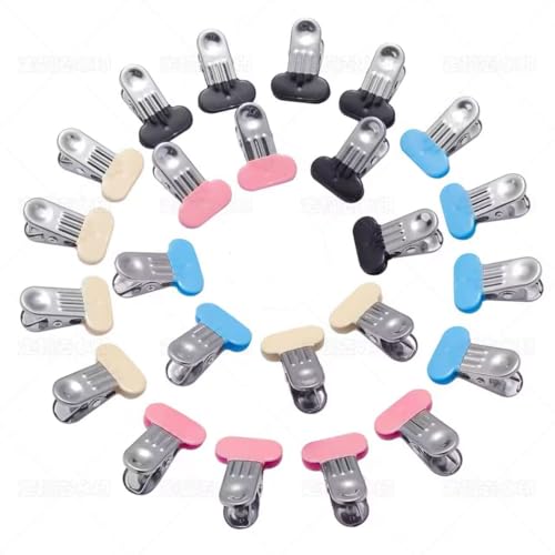 60 Pack Stainless Steel Clothes Pins - Windproof & Rubber Coated