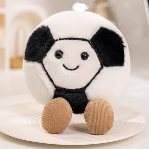 Mini Plush Football Toy - 5.5 Inch Soft Sports Ball for Kids & Decor - Football