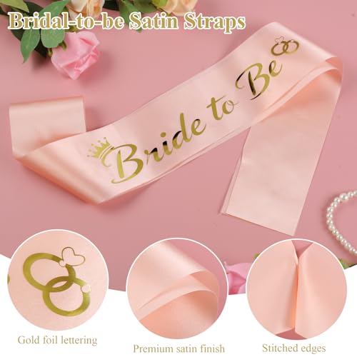 Bride to Be Sash and Veil Set - 2PCS Bachelorette Accessories