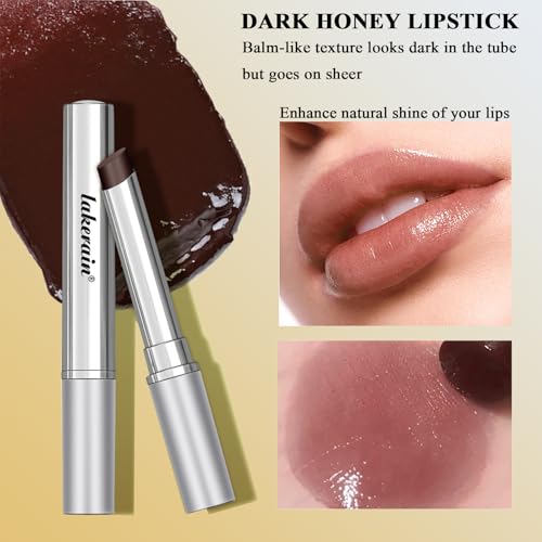 SHEEYOON Honey Tinted Lip Balm - Hydrating Sheer Lipstick with Glossy Finish